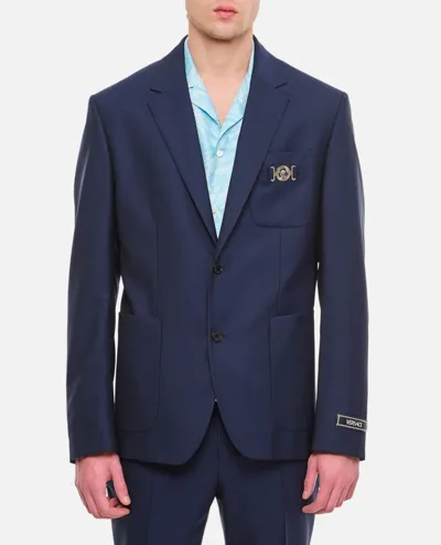 Versace Formal Jacket In Navy