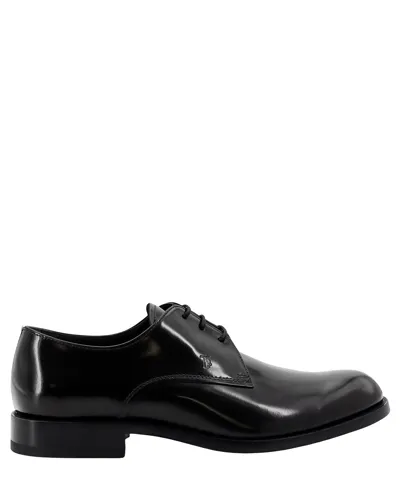 Tod's Derby Shoes In Black