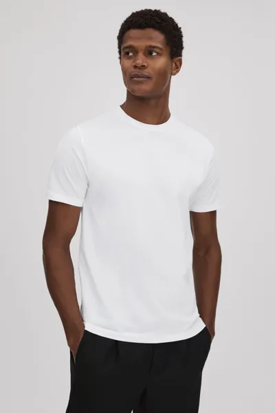 Reiss White Mikan Pack Of Two Crew-neck T-shirts