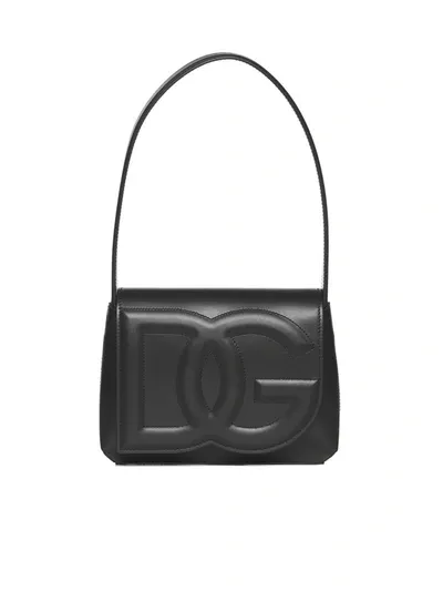 Dolce & Gabbana Dg Logo Bag Shoulder Bag In Black