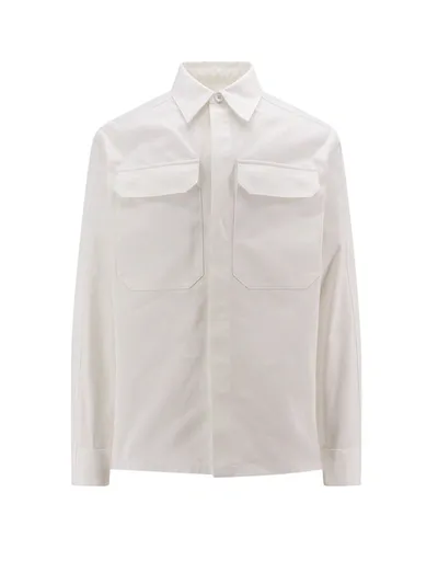 Jil Sander Buttoned Long In White