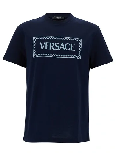 Versace T-shirt Anni 90 In Blue