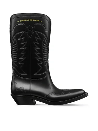 Dior Boot With  Wind Heel In Black