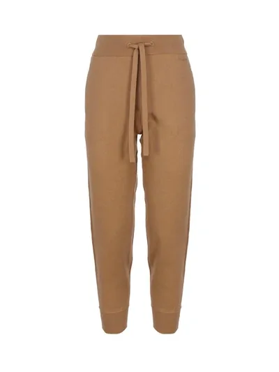 Burberry Yangtze - Cashmere Blend Jogging Pants In Camel