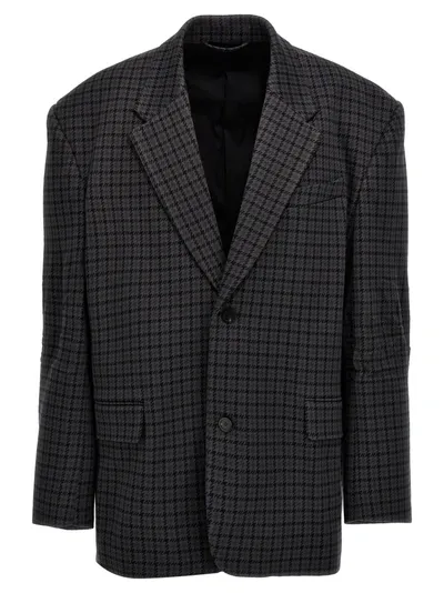 Balenciaga Tailored Blazer In Gray