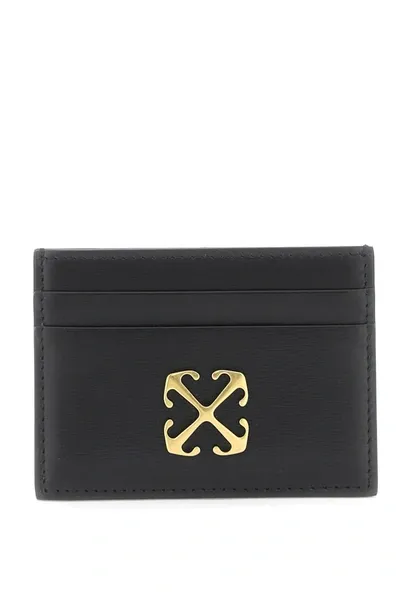 Off-white Jitney Card Holder Women In Black