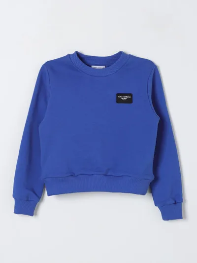 Dolce & Gabbana Sweater  Kids Color Blue