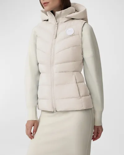 Canada Goose Clair Puffer Vest In Neutrals