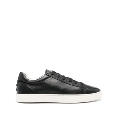 Tod's Leather Sneakers Black