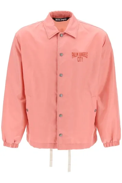 Palm Angels Outerwears In Pink