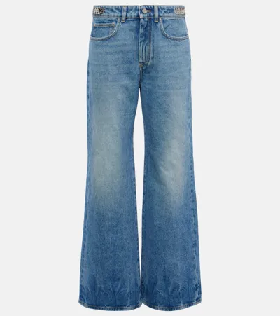 Rabanne Wide-leg Jeans In Denim