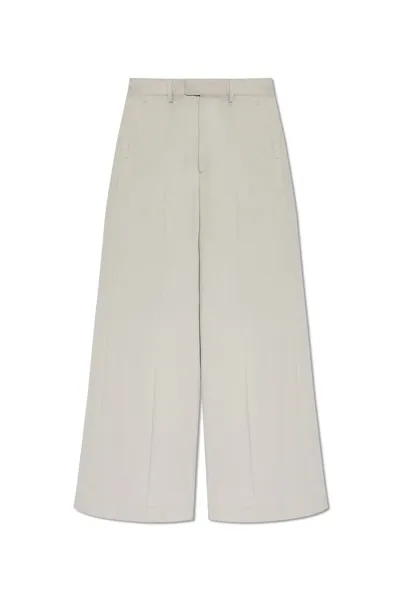 Vetements Oversize Pleat Front Trousers In Grey