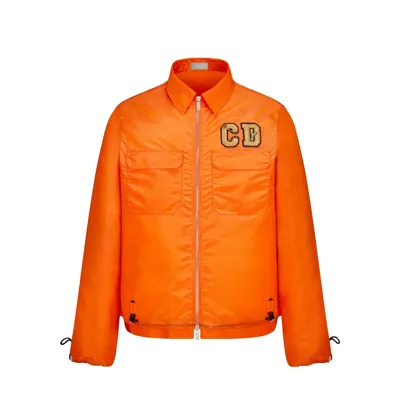 Dior X Kenny Scharf Shirt Jacket In Orange