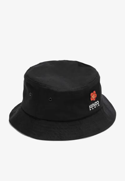 Kenzo Boke Flower Bucket Hat In Black