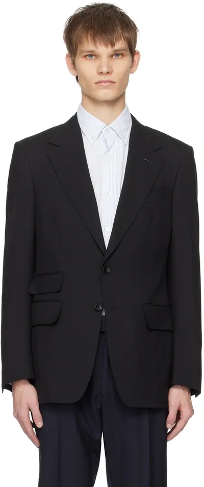 Tom Ford Black Shelton Super 120's Blazer