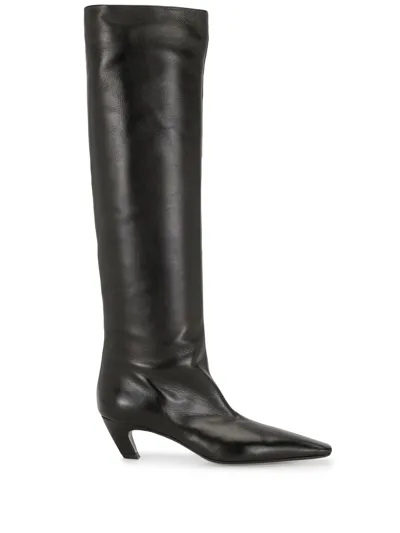 Khaite Davis Boots In Black