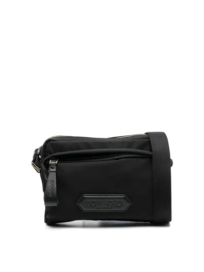 Tom Ford Messenger Bag In Black