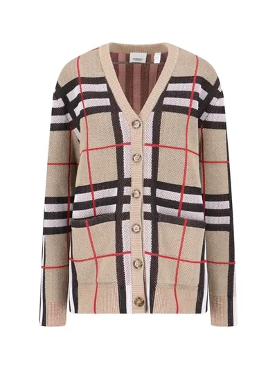 Burberry Sweaters In Beige