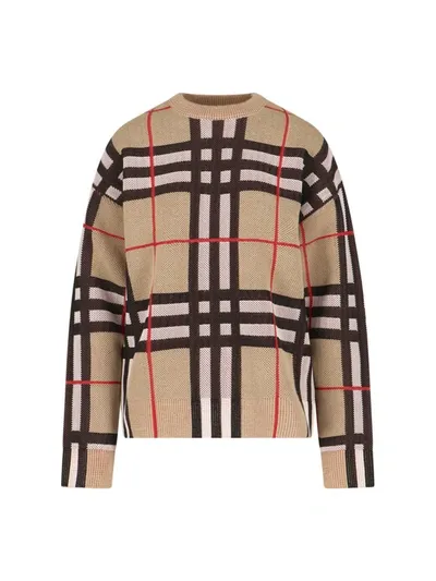 Burberry Sweaters In Beige