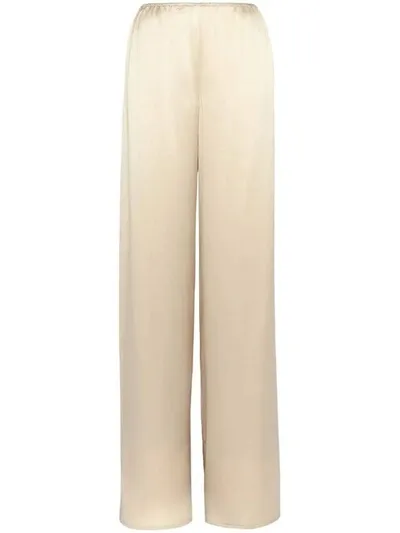 Ferragamo Trousers In Beige