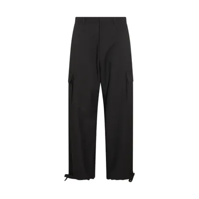 Off-white Black Wide-leg Cargo Trousers