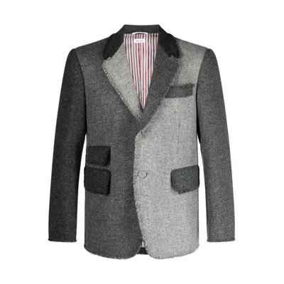 Thom Browne Blazer  Herren Farbe Grau In Grey