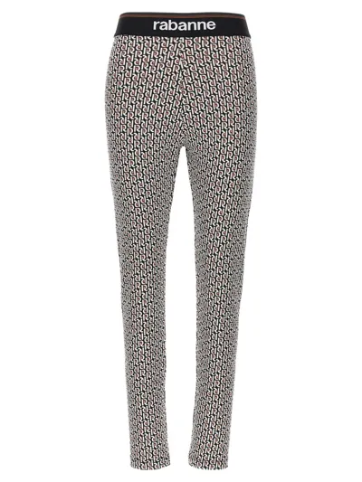 Rabanne Monogram Leggings In Multicolor