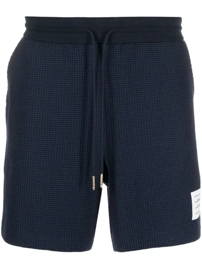 Thom Browne Cotton-blend Shorts In Black