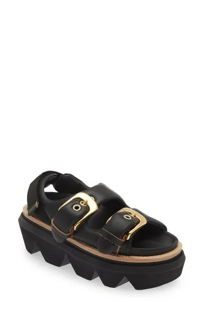 Sacai Belt Sandals Black