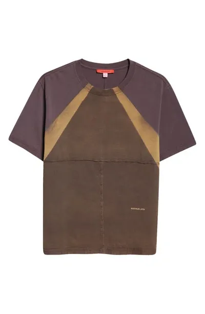 Eckhaus Latta Brown Lapped T-shirt