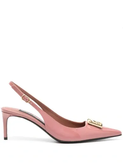 Dolce & Gabbana Flat Shoes In Pink