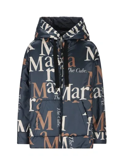 Max Mara The Cube Coats In Midnightblue