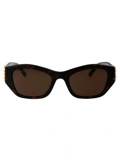 Balenciaga Eyewear Rectangular Frame Sunglasses In Multi