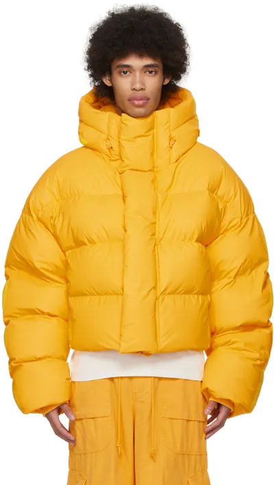 Entire Studios Yellow Mml Down Puffer Jacket