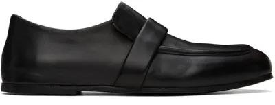 Marsèll Black Steccoblocco Loafers In 666 Black