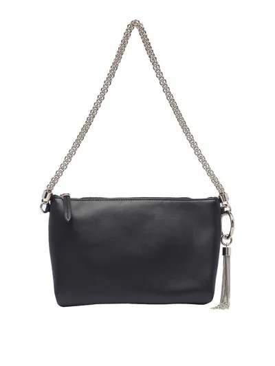 Jimmy Choo Callie Shoulder Bag In Black