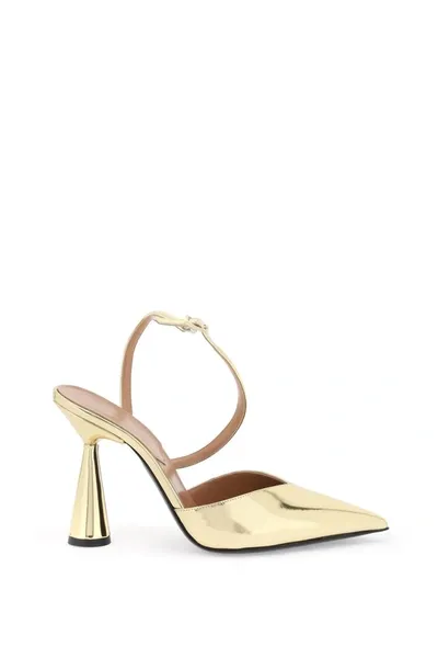 D’accori Arya Slingback Pumps In Gold