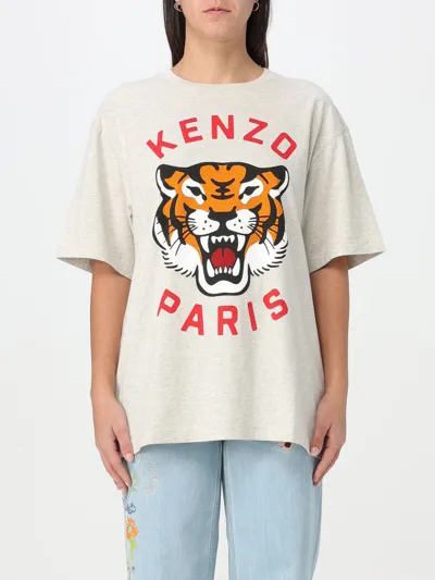 Kenzo T-shirt  Woman Color Grey In Weiss