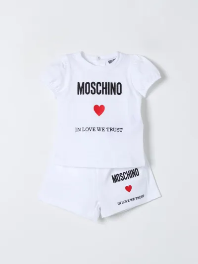 Moschino Baby Jumpsuit  Kids Color White