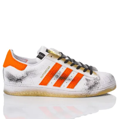 Mimanera Adidas Superstar Orange Boost Customized