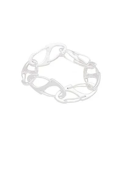 Martine Ali Silver Coated Bias Bracelet