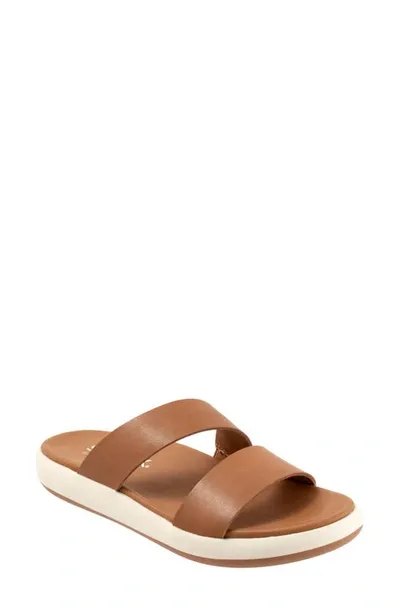 Softwalk Jenna Platform Sandal In Luggage