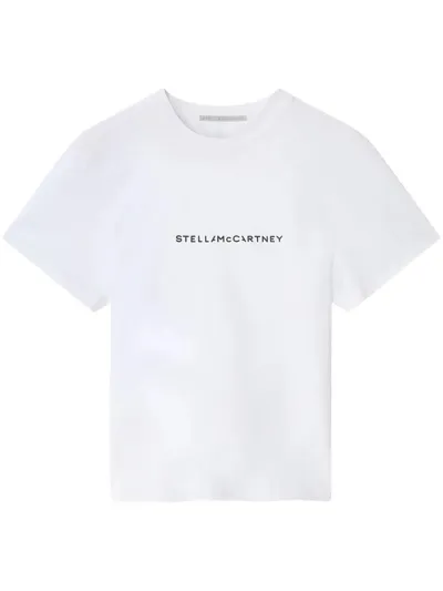 Stella Mccartney Stella Iconics T-shirt With Print In Neutrals