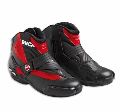 Pre-owned Ducati Stiefel Niedrig Techniker Von Man Original  Theme C2 In Schwarz