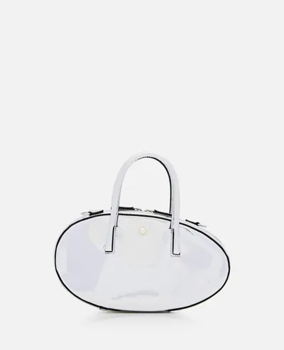 Simone Rocha Egg Case Bag In Silver