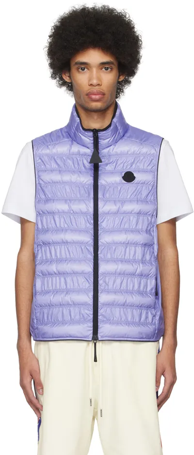 Moncler Purple Lautaret Down Vest