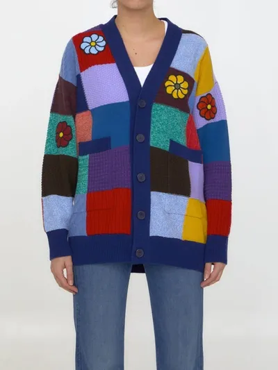 Moncler Cardigan In Multicolor