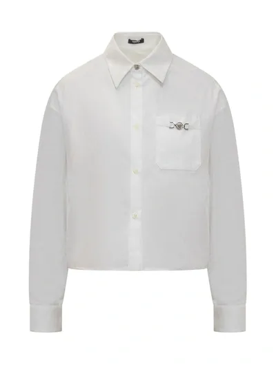 Versace Informal Shirt In Optical White