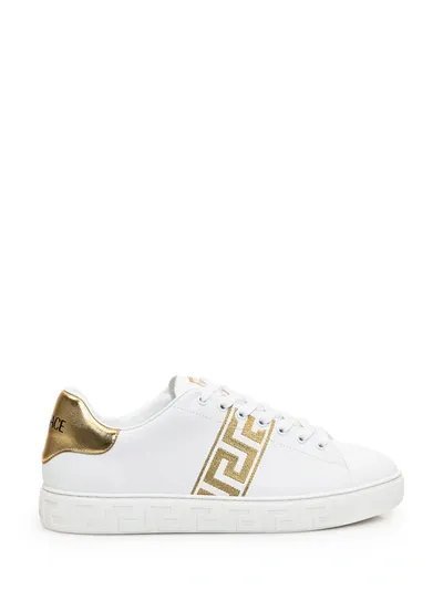 Versace Greca Sneaker In White