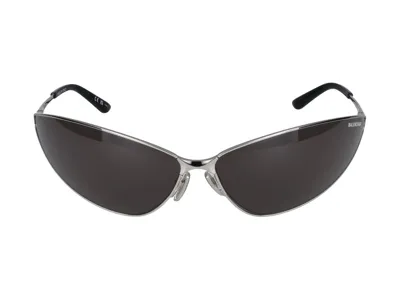 Balenciaga Eyewear Cat In Silver